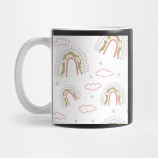 cute boho rainbow pattern Mug